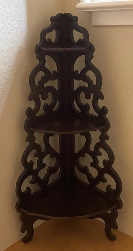 Vintage mahogany butler - vintage, curio