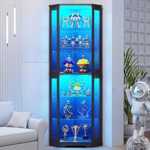 Tier corner display case - display,