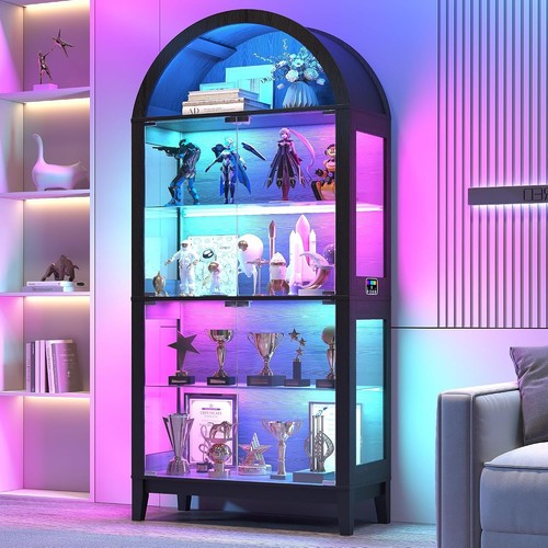 Arched display cabinet - 69",
